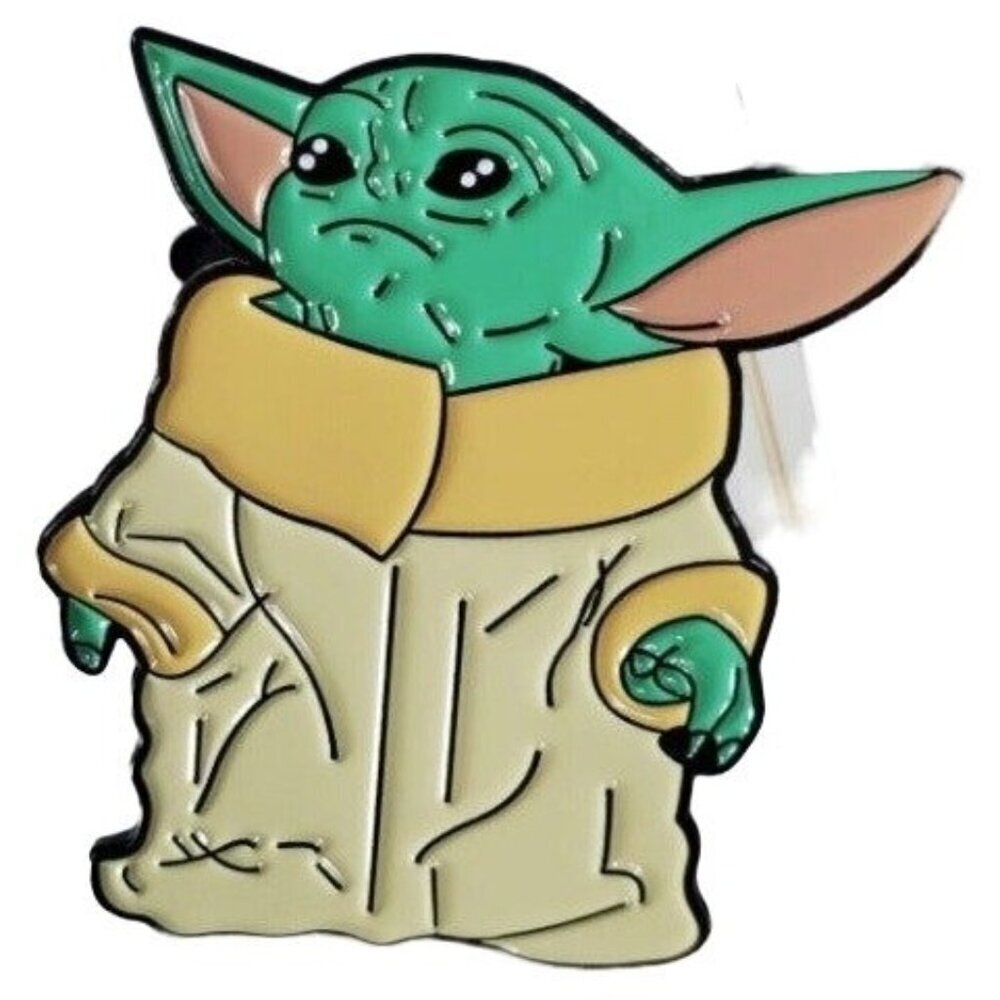 GroGu Lapel Pin Coat Mandalorian Star Wars Badge Brooch Accessories Jewelry Pin